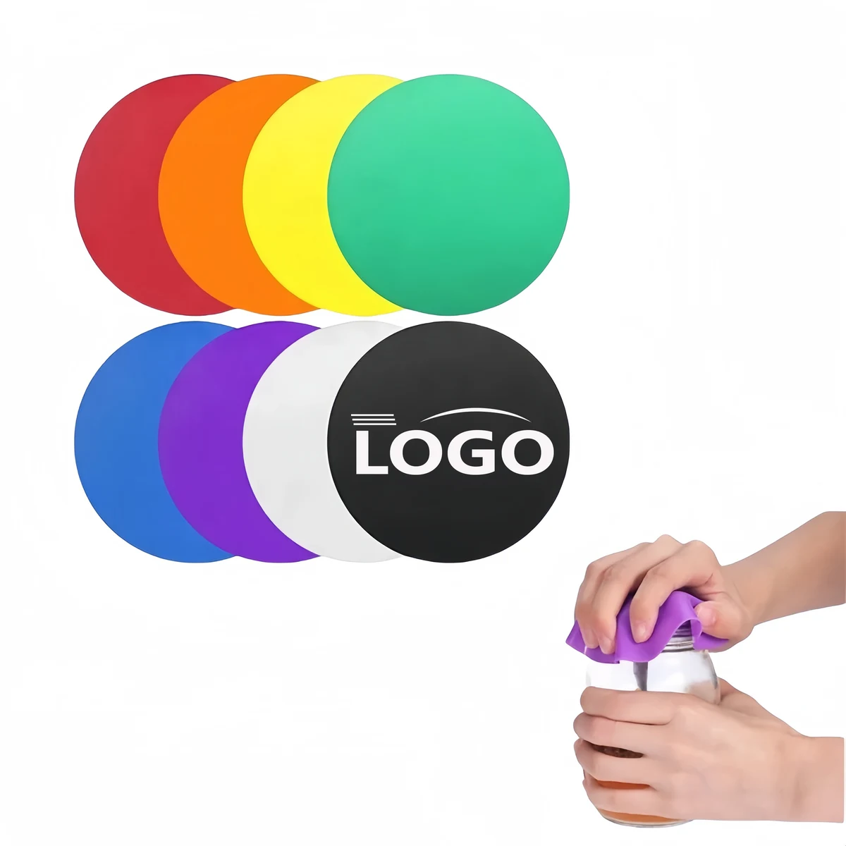 Custom Silicone Non-Slip Jar Opener for Easy Grip 1