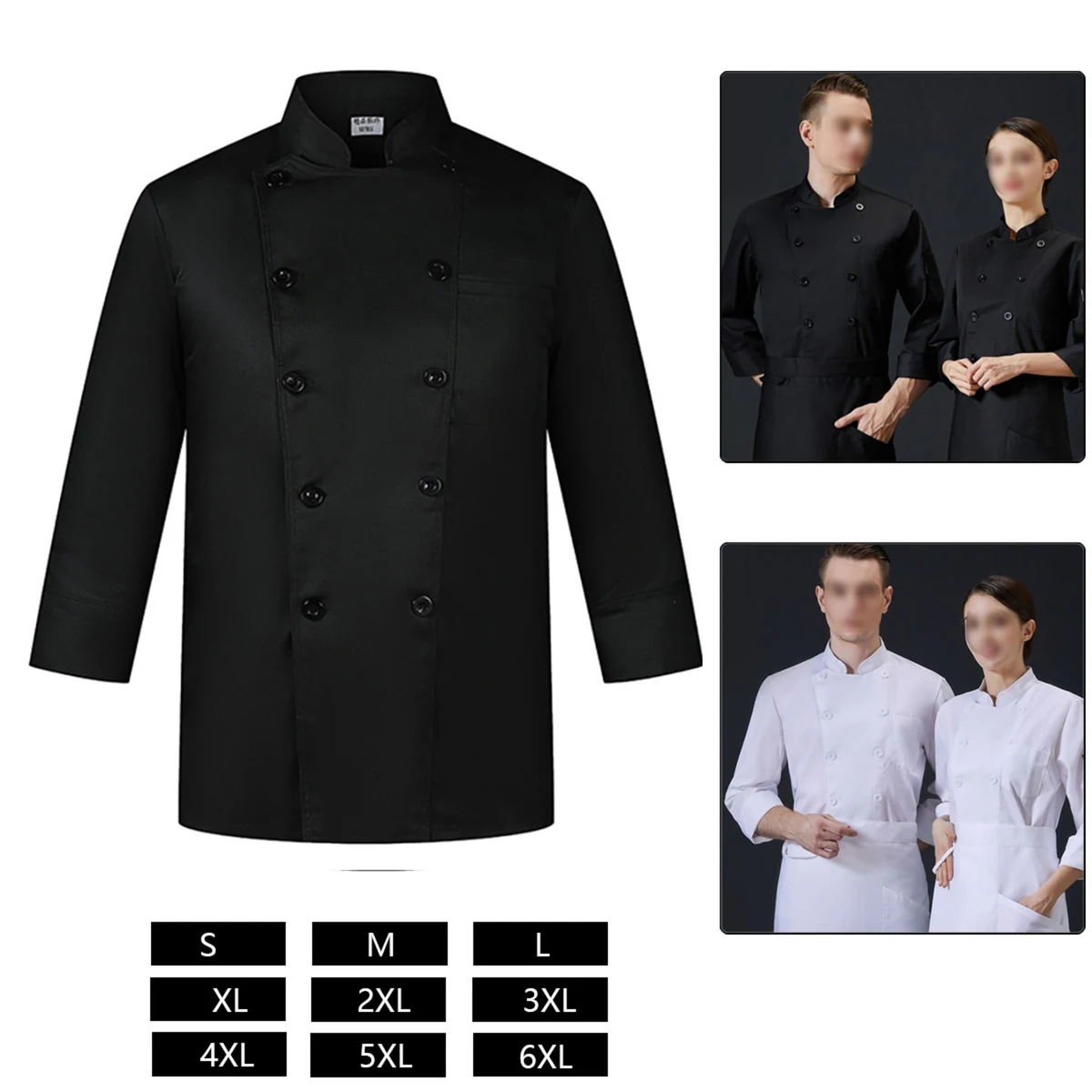 Long Sleeve Chef Coat 1