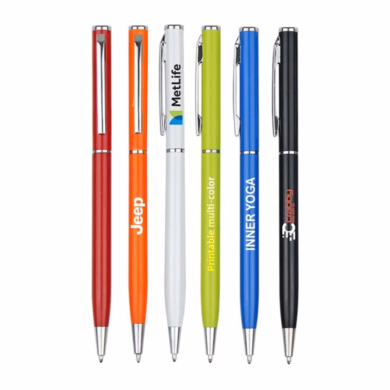 Metallic Twist Action Ballpoint Pen