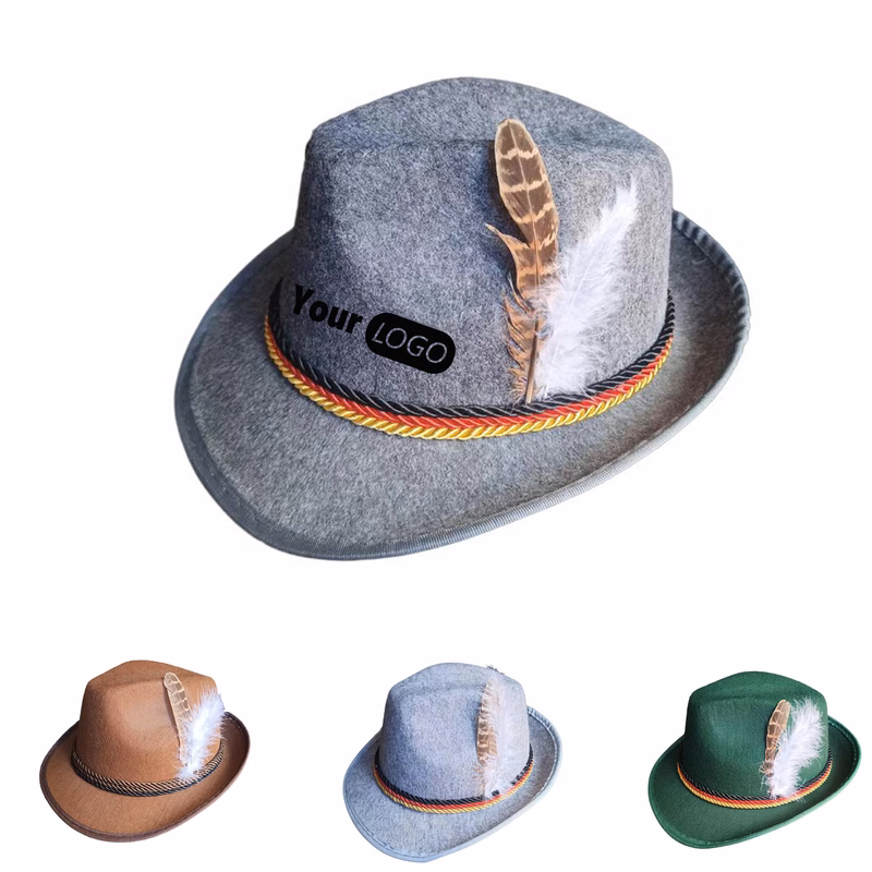 Non Woven Fabric Adult Oktoberfest Alpine Hat