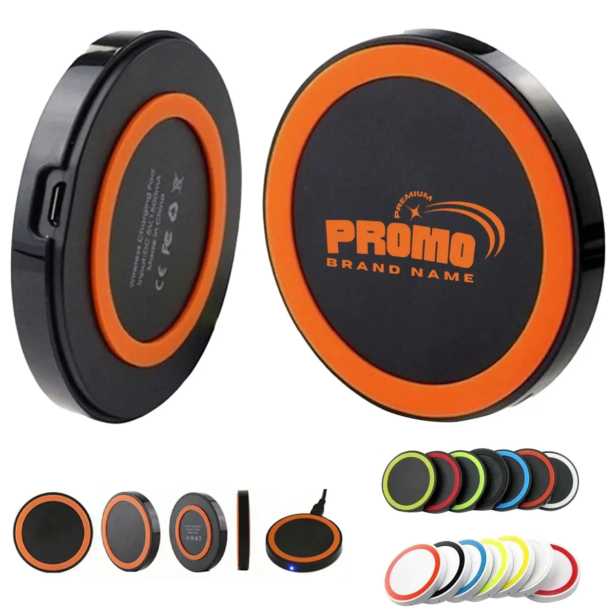 10W Round Protable Wireless Charger Fast Charging Dock Pad 1
