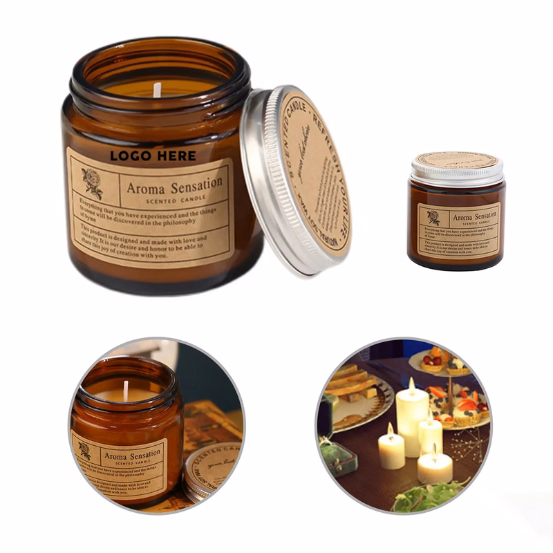 Aroma Delight Glass Candle