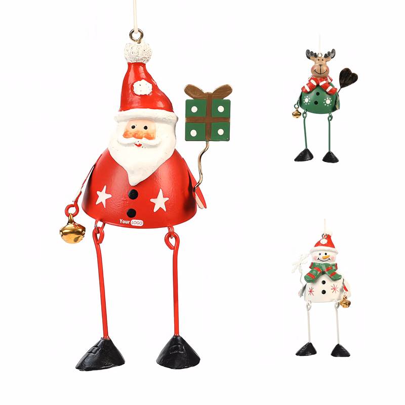 Iron Christmas Tree Santa Claus Ornament