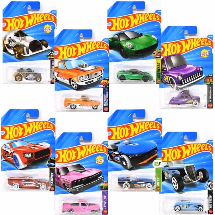 Hot Wheels Die Cast Car 1:64 Scale - Assorted