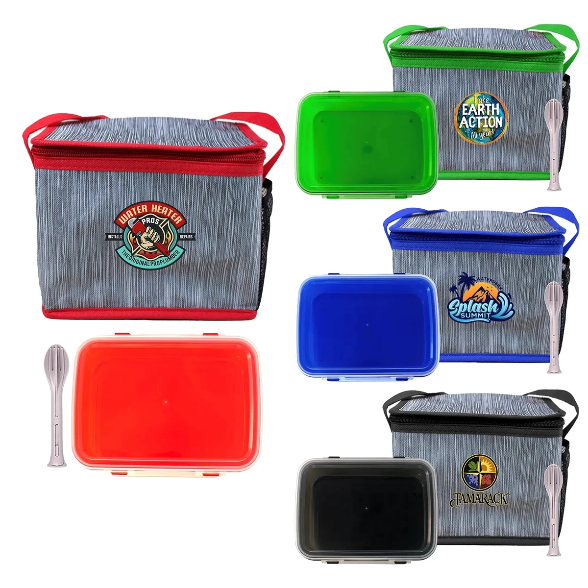 Clip Top & Utensils Cooler Set 1