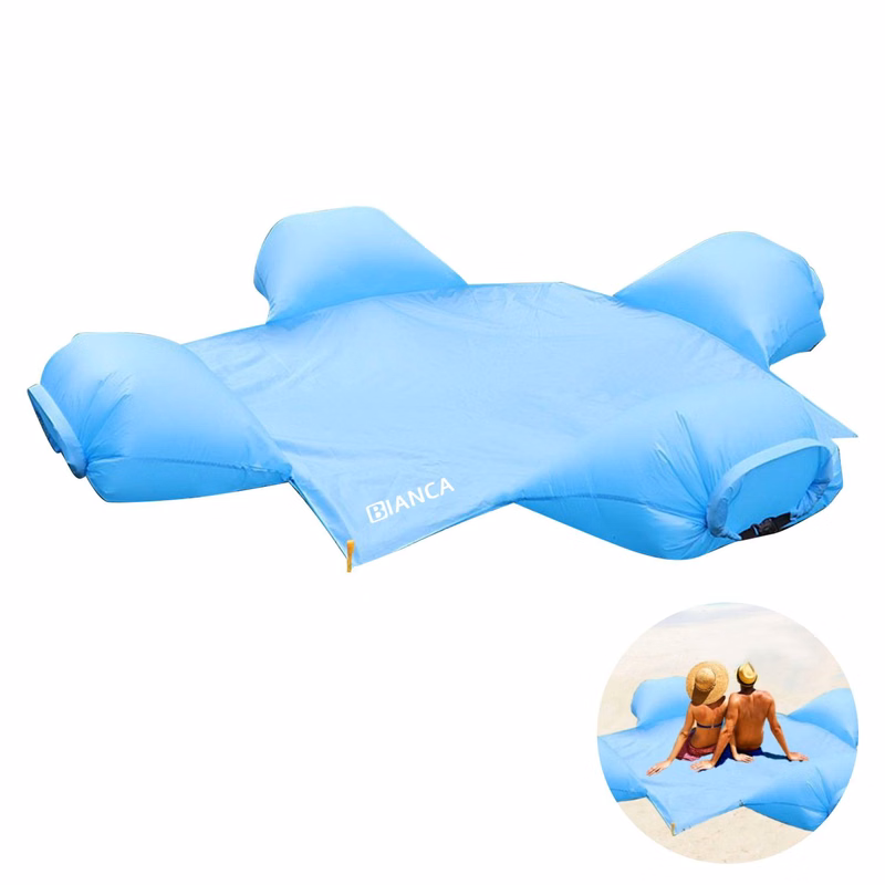 Beach Mat w/ Inflatable Pillow