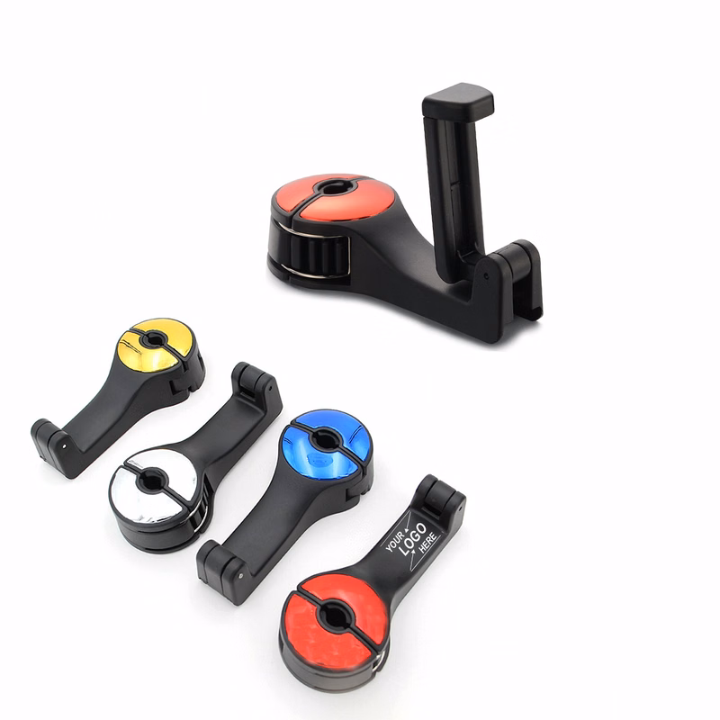 Car Seat Headrest Hooks with Phone Holder