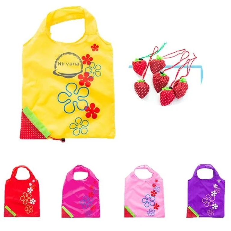 Portable Strawberry Shopping Bag 1
