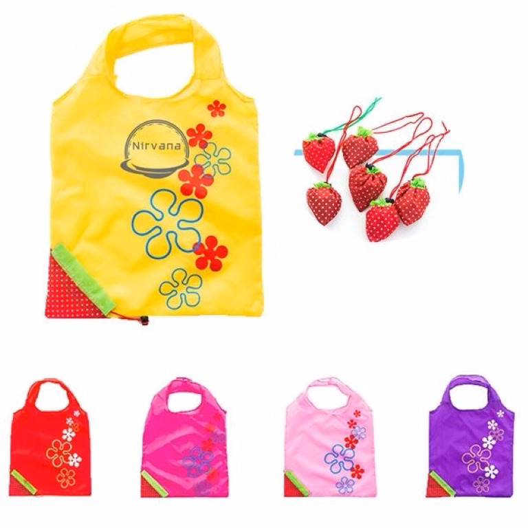 Portable Strawberry Shopping Bag