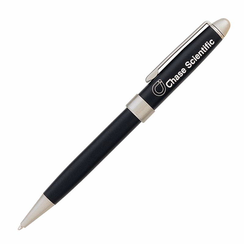 Norman-I Twist Action Pens with Silver Accents