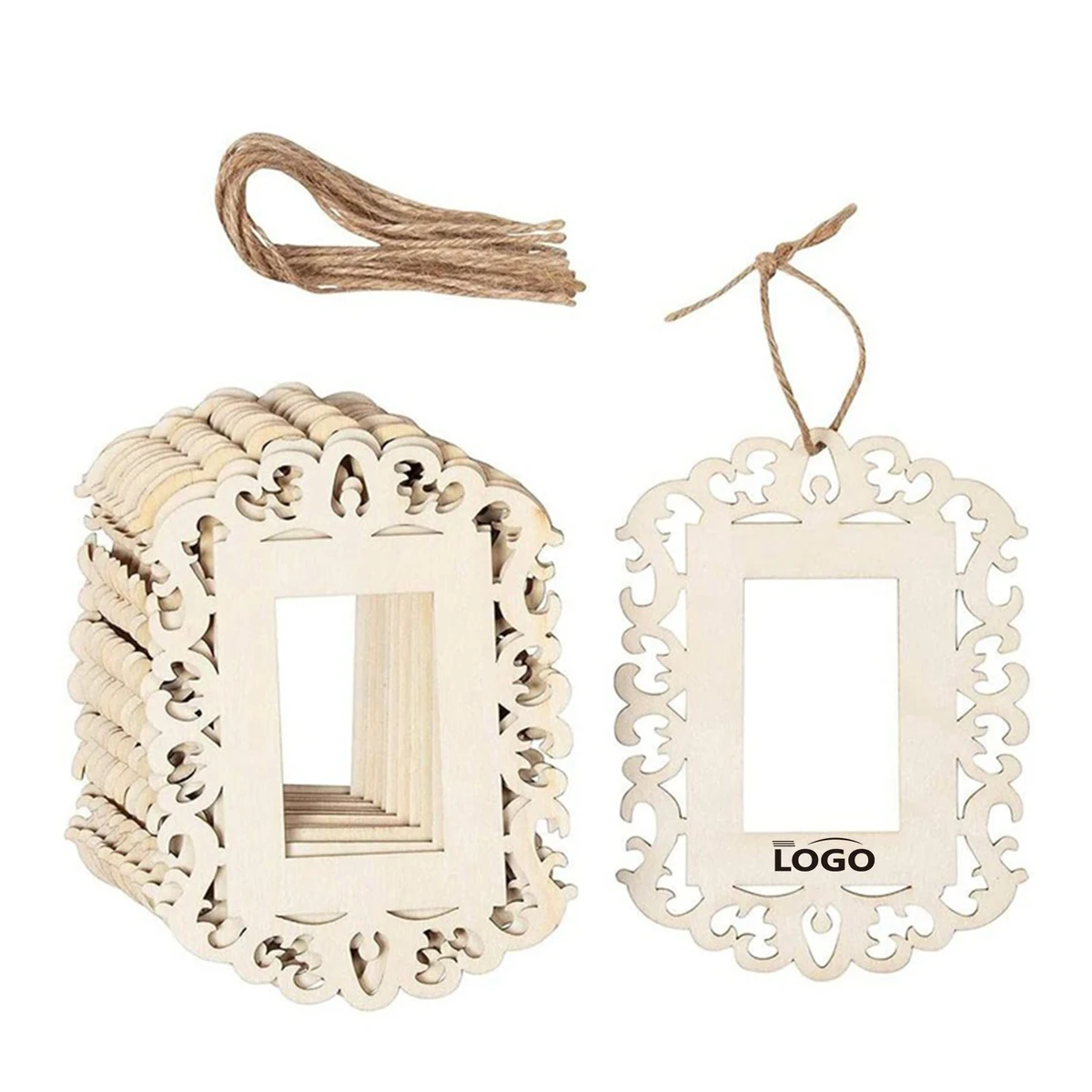 Wooden Picture Frames Unfinished Photo Decoration DIY 1
