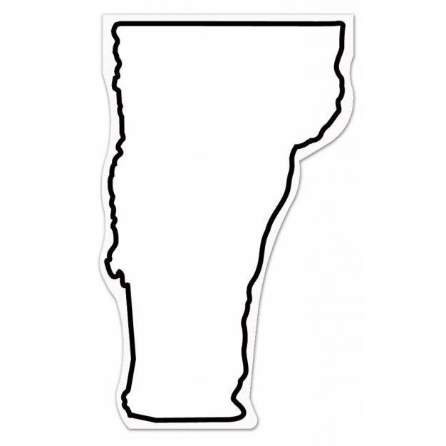 Vermont State Shape Magnet - Full Color 1