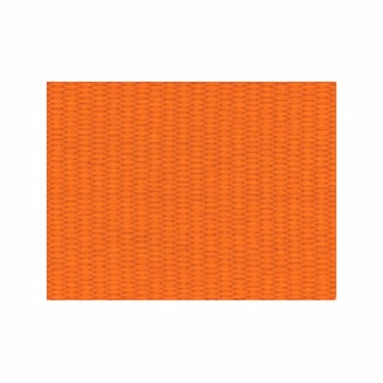 Solid Orange "V" Neck Ribbon with Clip, 1 1/2" wide