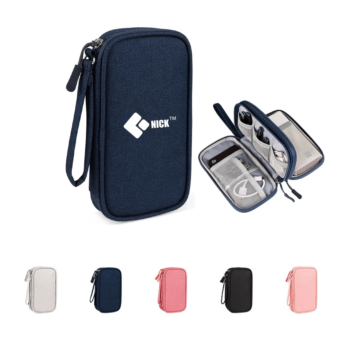 3 Layers Electronic Organizer Travel Cable Bags 1