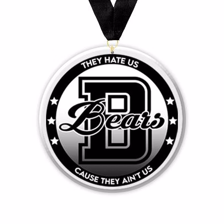 Acrylic Circle Medallions : Bears 3" Size, .25" T