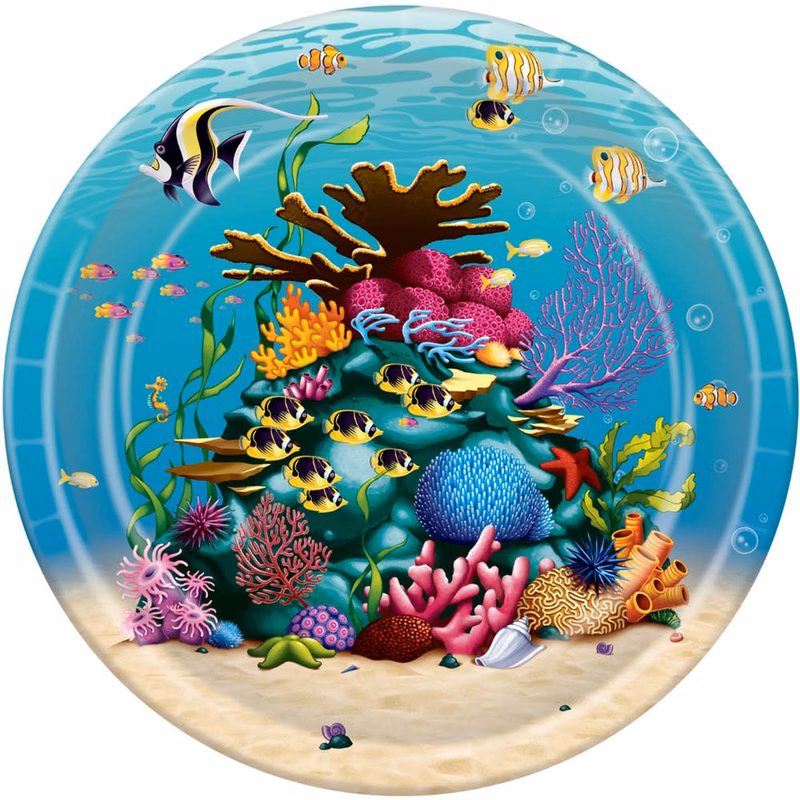 Under the Sea Plates - 8 Pack 9"