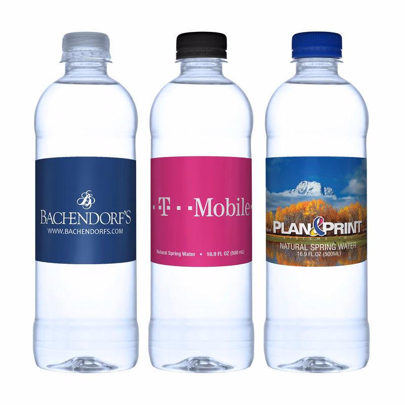 16.9 oz. Bullet Bottle Custom Label Water Bottle
