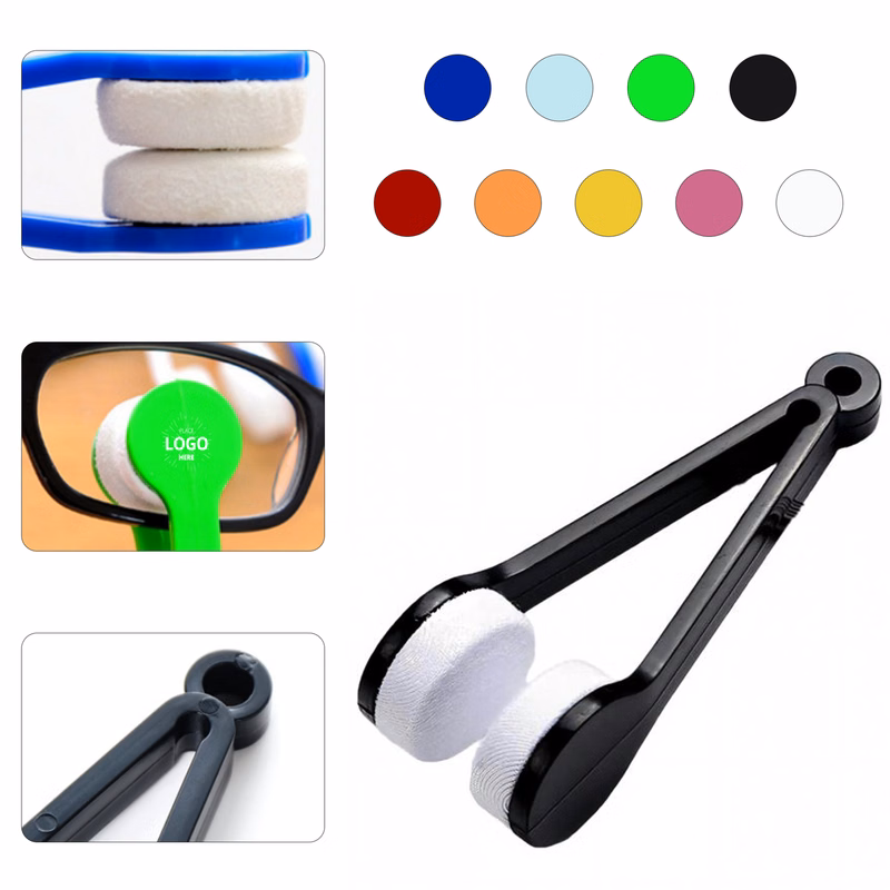 Portable Eyeglass Lens Cleaning Clip Tool