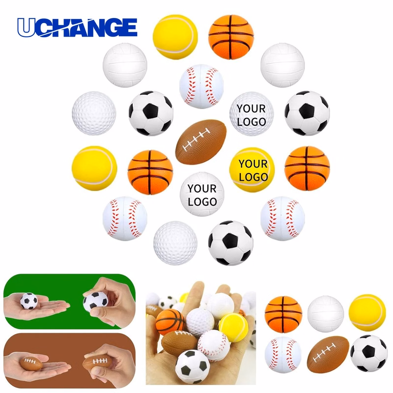 PU Stress Reliever Ball Squeeze Toy Sports Design