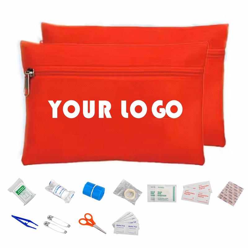 First Aid Survival Kit Travel Pouch