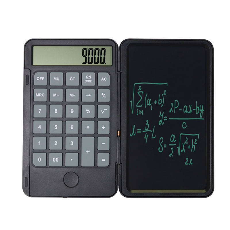 Rechargeable Calculator with Digital Notepad