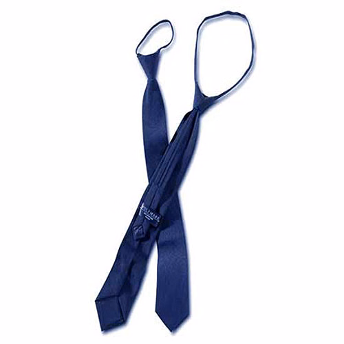 Hunter Green Polyester Poplin Adjustable Zipper Tie