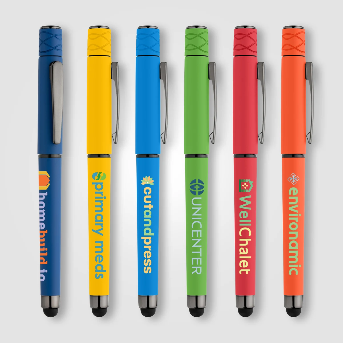 Tavi Recycled Plastic Fidget Spinner Stylus Gel Pen 1