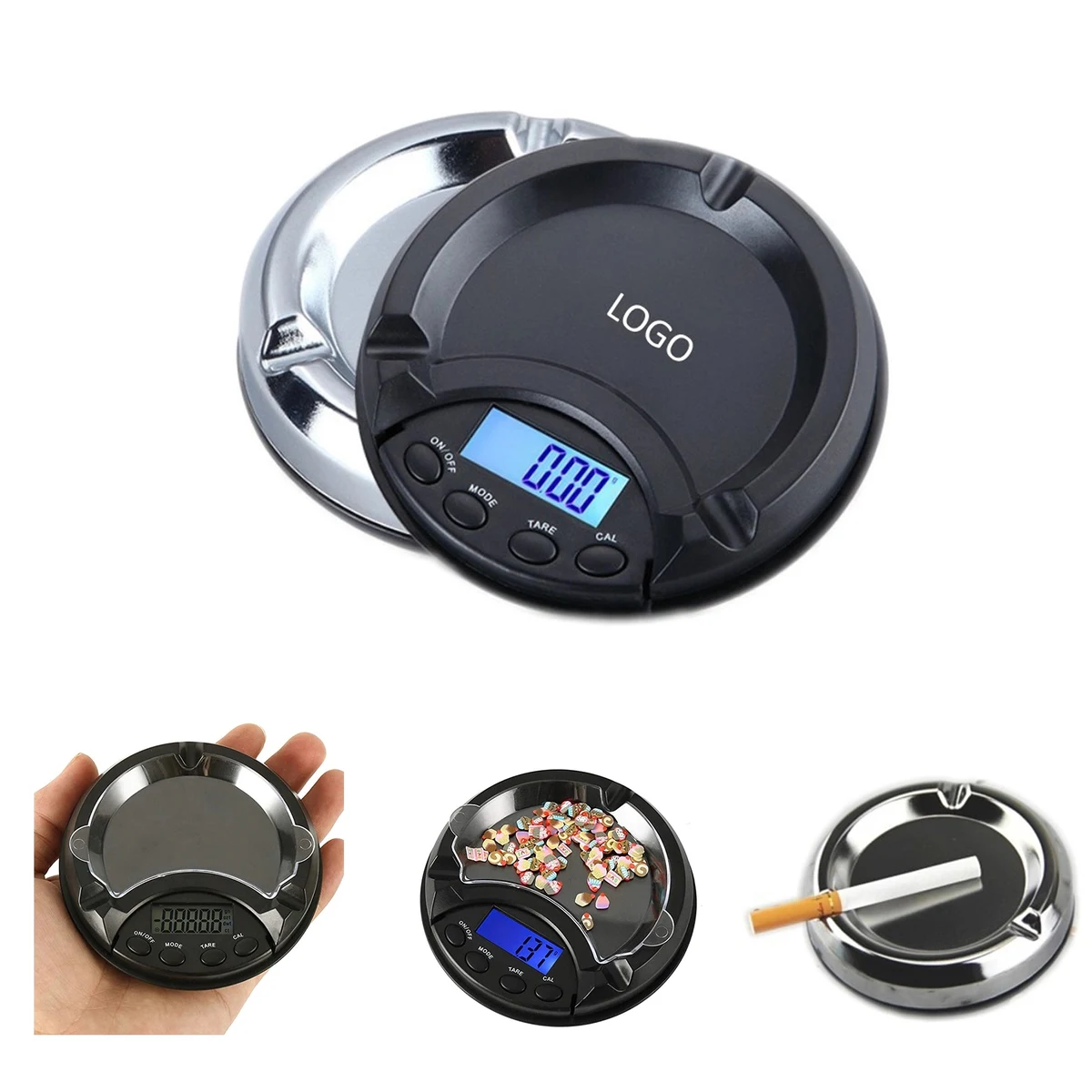 Ashtray Shaped Pocket Scale 1