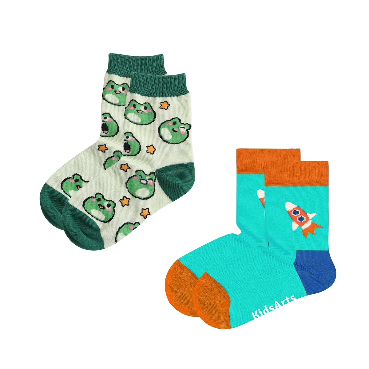 Kids Custom Pattern Woven Crew Socks 1