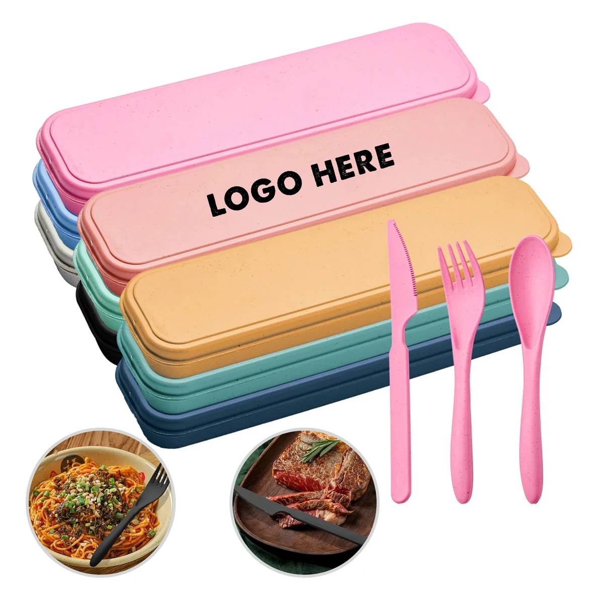 3pcs Portable Cutlery Tableware 1