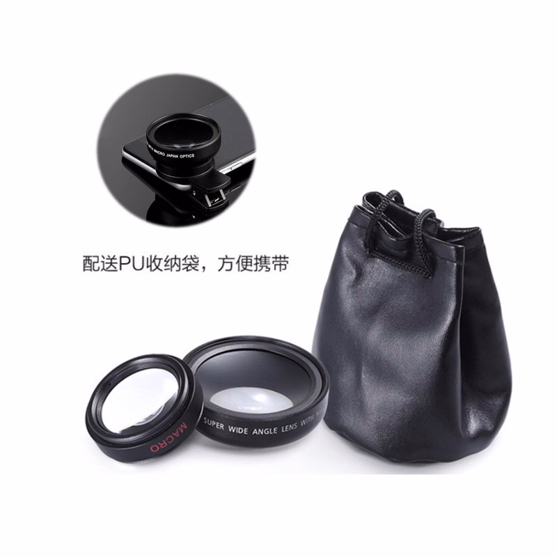 0.45X Ultra-Wide-Angle Phone Lens Macro External Clip Camera