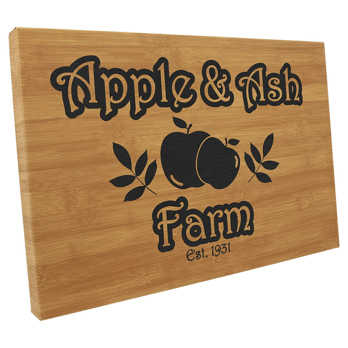 12" x 18" Bamboo Leatherette Wall Decor with Sawtooth Hanger 1