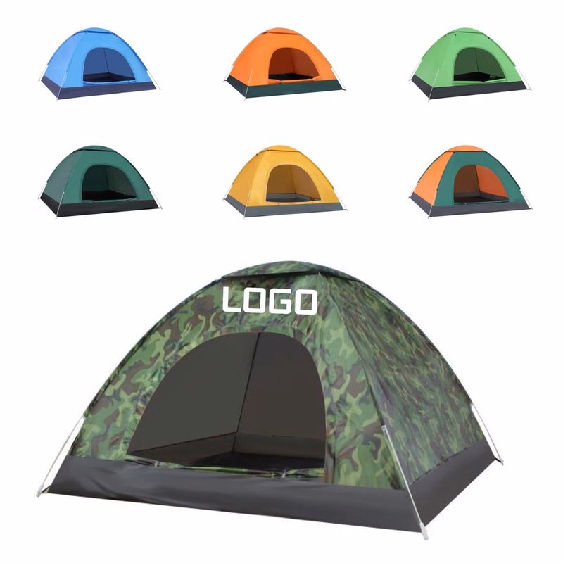 Automatic Instant 2 Person Silver Coated Camping Tent