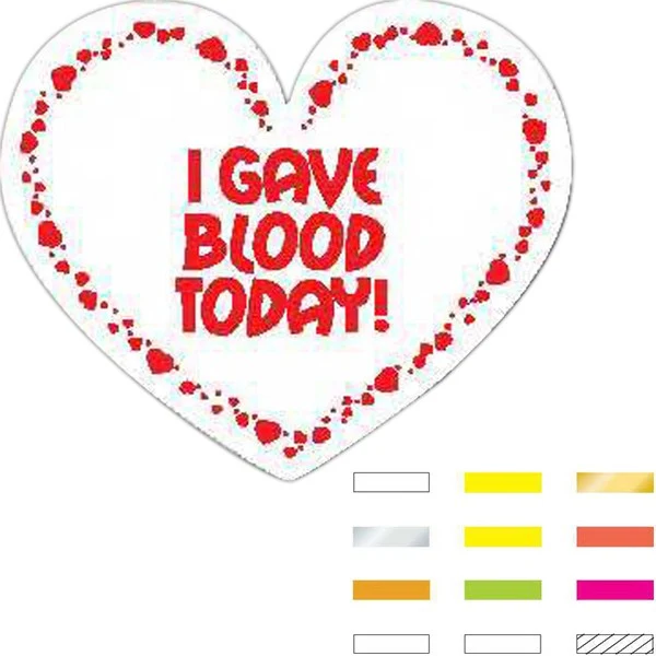 Quick Ship Medium Heart Labels 1