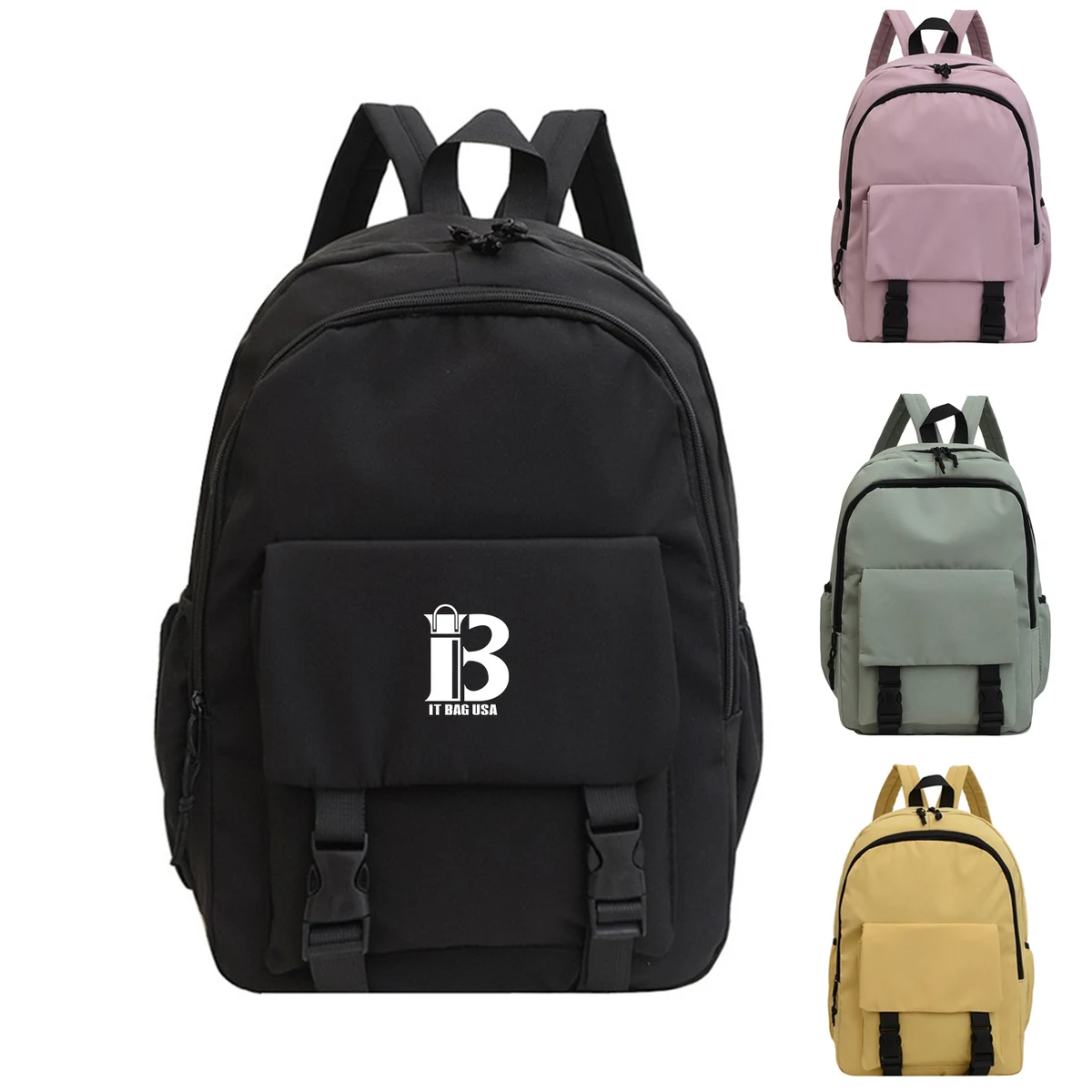 Nylon Student Travel Backpack 1