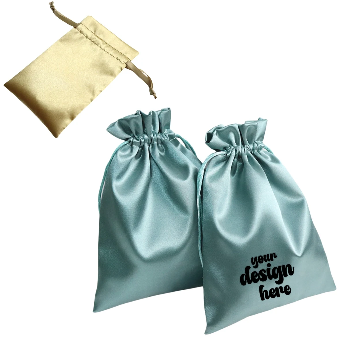 Silk Drawstring Storage Bag 1