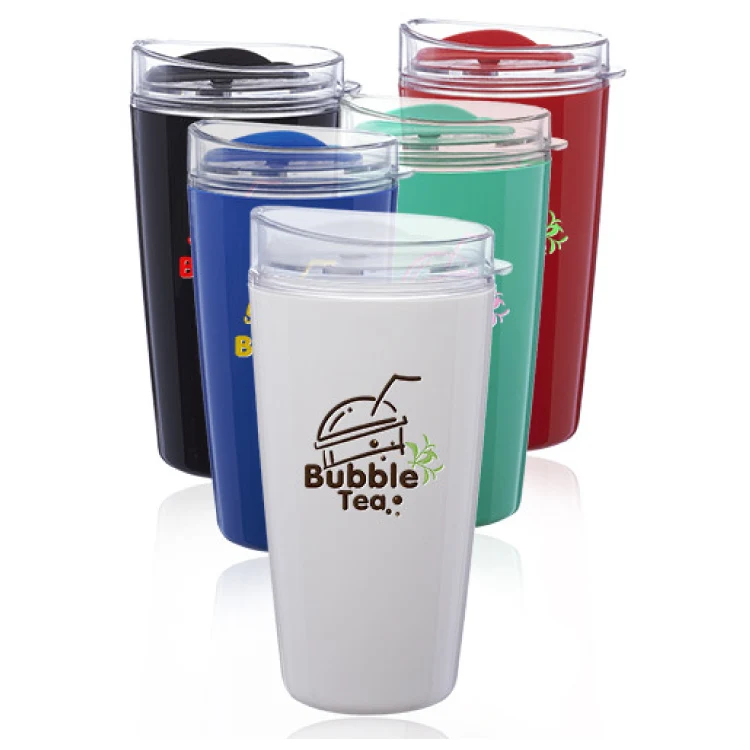 16 oz. Plastic Coffee Tumbler - BPA Free - USA Made 1