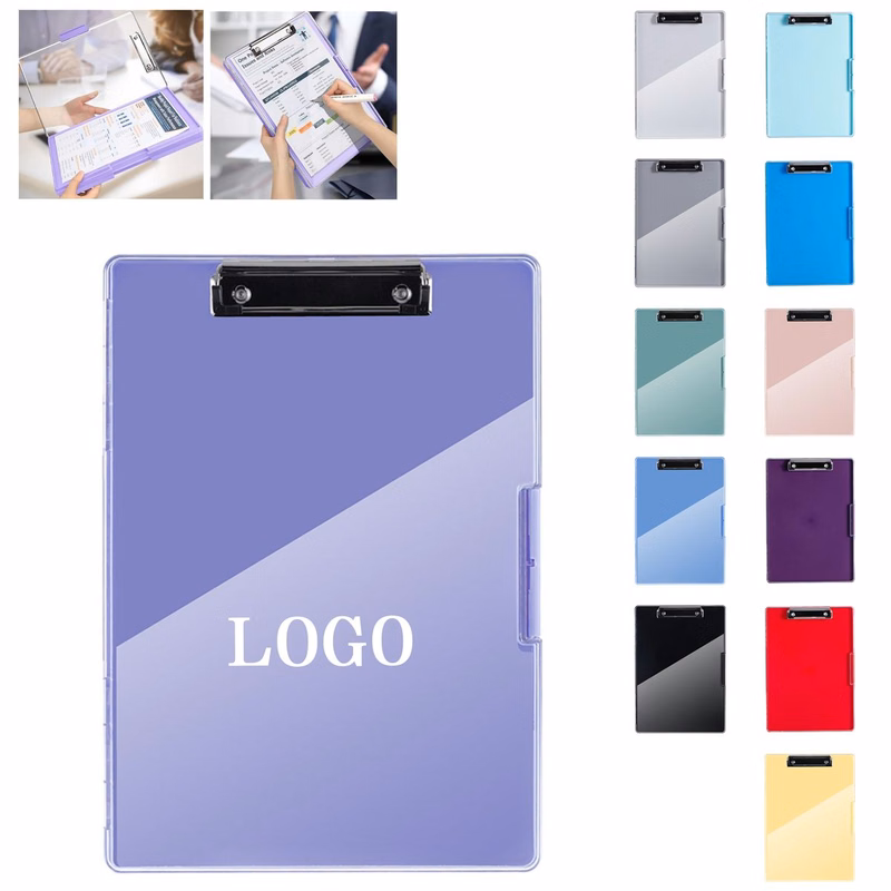 Transparent Side Opening Storage Clipboard