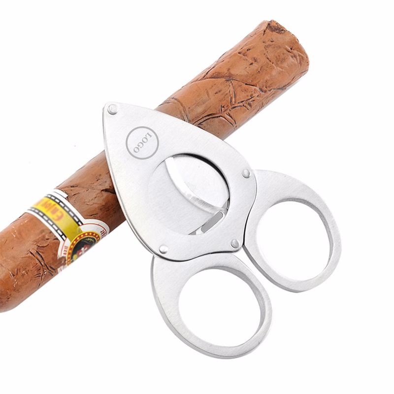 Stainless Steel Double-Blade Cigar Cutter