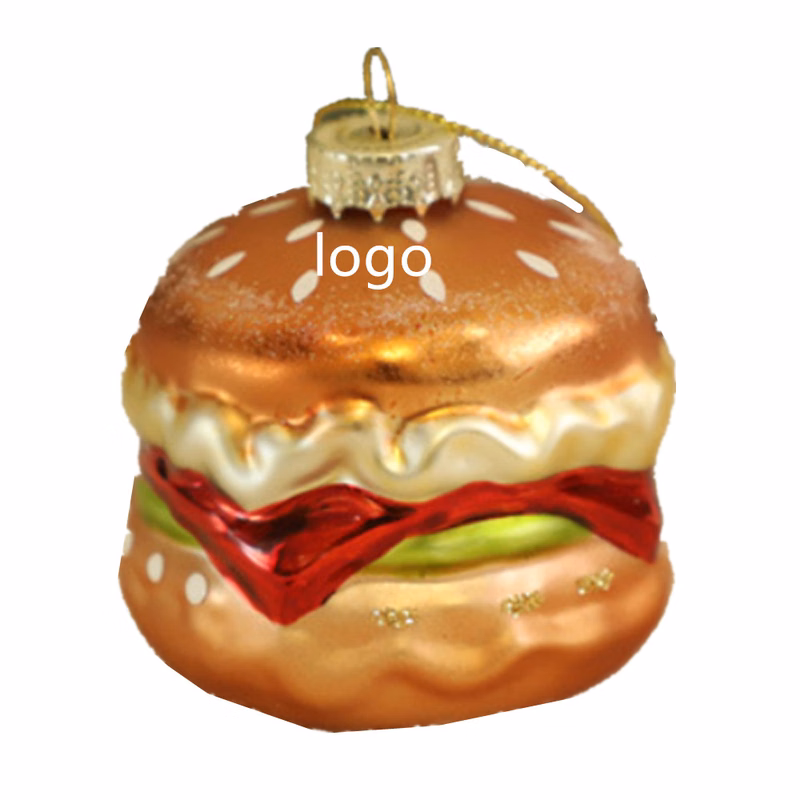 Hamburger Shape Christmas Ornaments