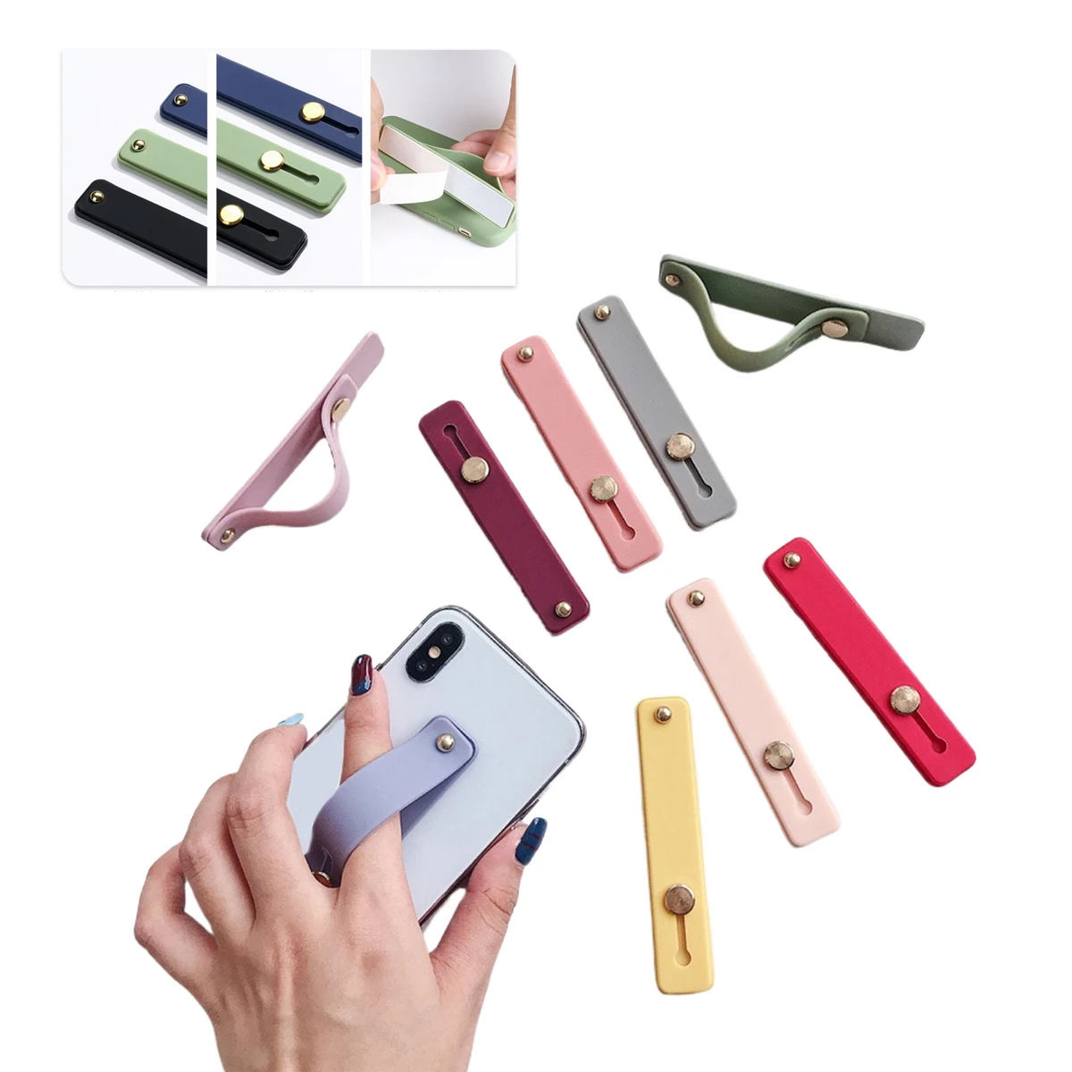 Customizable PU Mobile Phone Stand 1