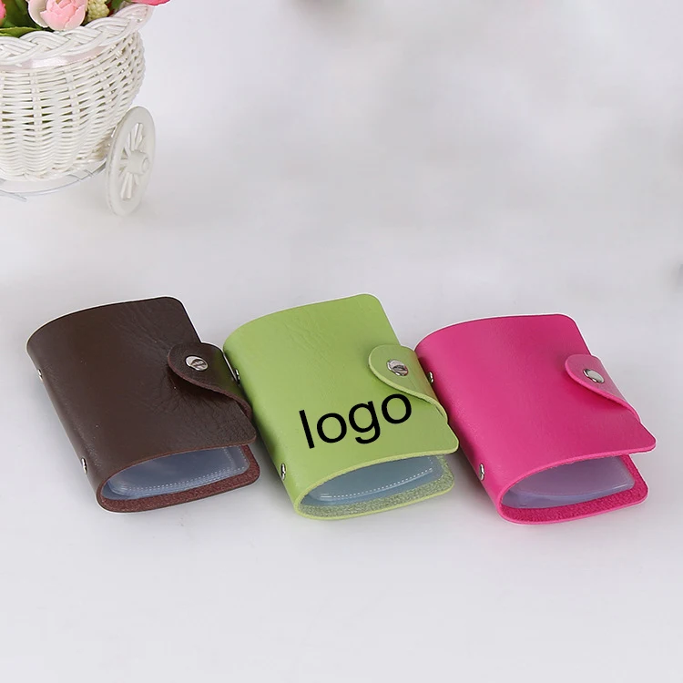 Custom PU Card Holder, promotional clip with logo imprint 1