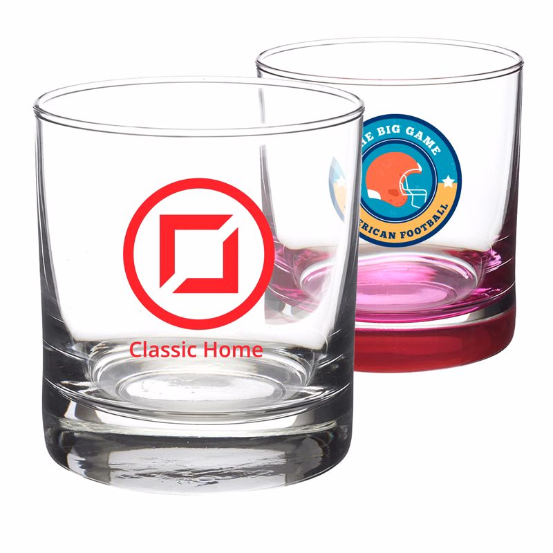 11 oz. Clear Glasses w/ Heavy Base