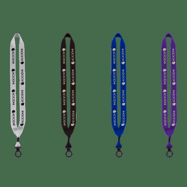 3/4" Polyester Lanyard with O-Ring