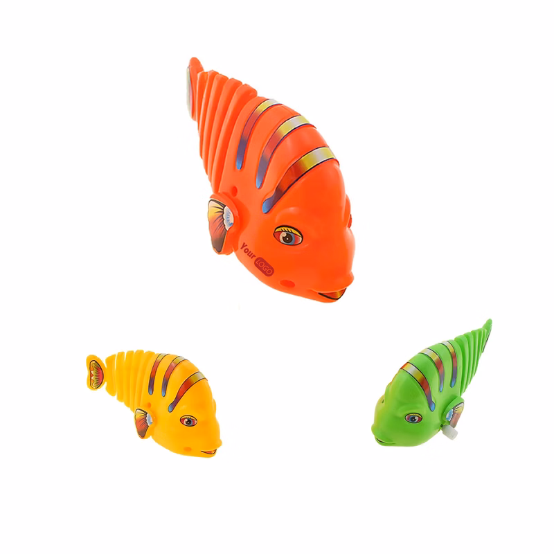 Plastic Post-80s Nostalgic Winding Rocking Fish