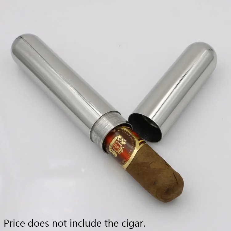 Stainless Steel Travel Cigar Case