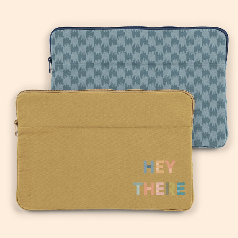 LAPTOP SLEEVE - 4CP PIGMENT-DYED CANVAS - LARGE