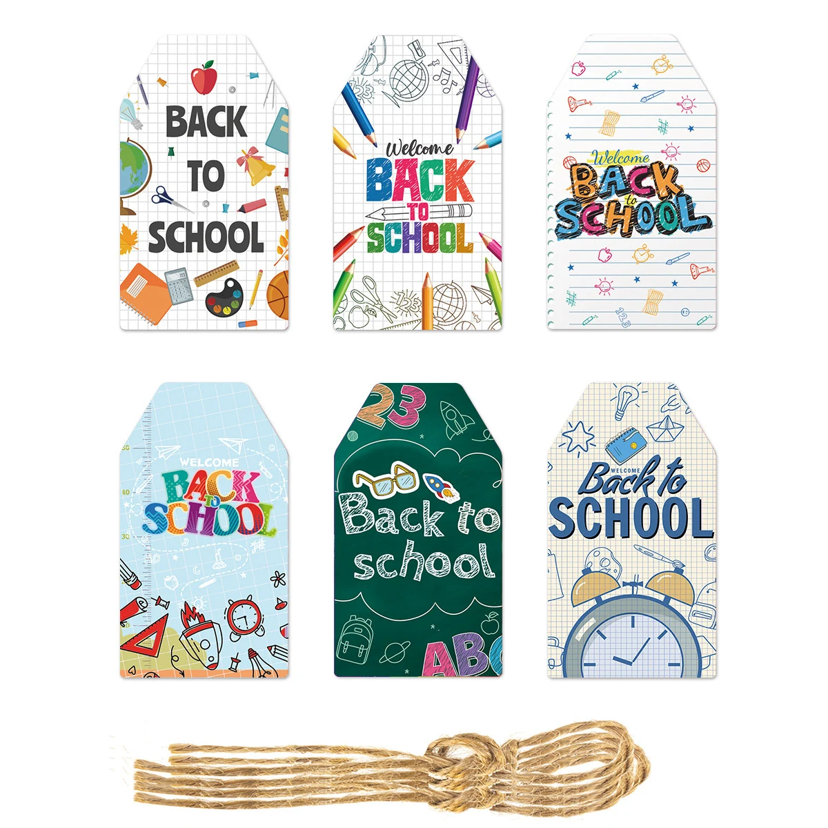 60pcs 1.57" x 2.15" Paper Gift Tag 1
