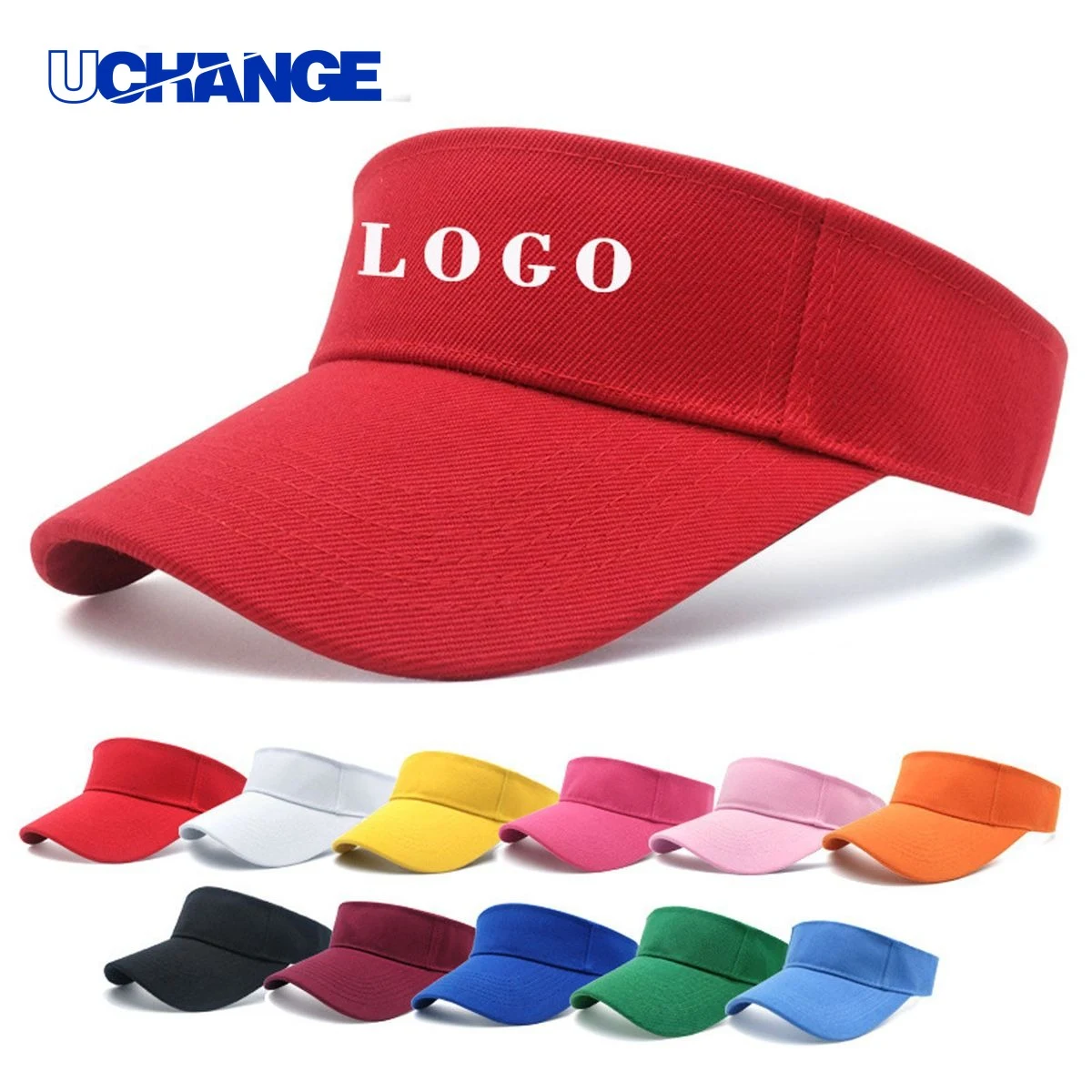 Adjustable Empty Top Sun Visor Hat 1