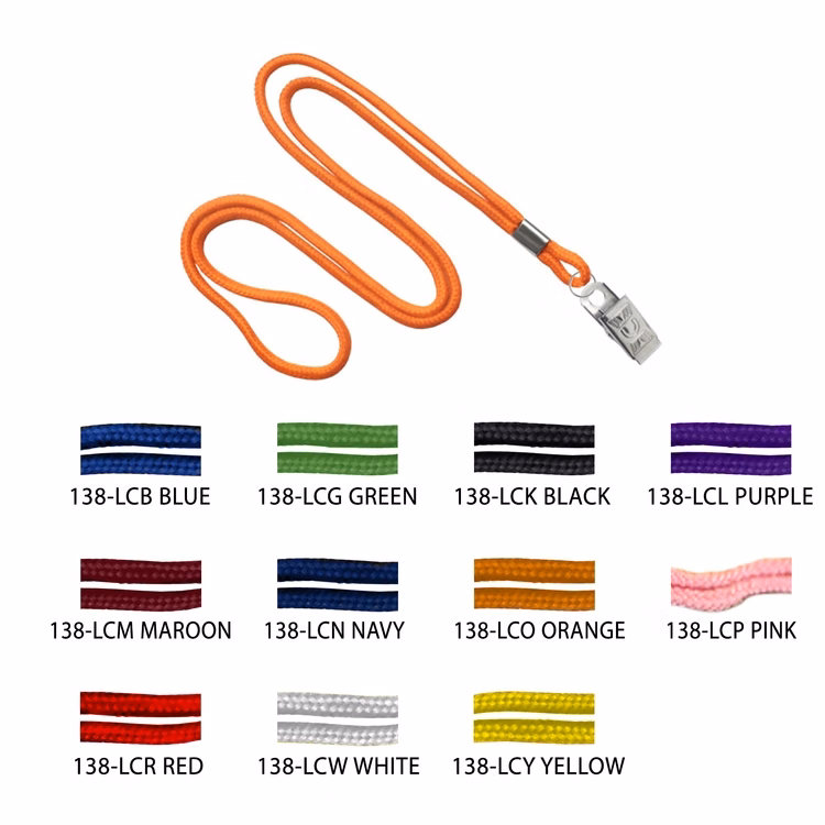 Badge Lanyard w/Bulldog Clip